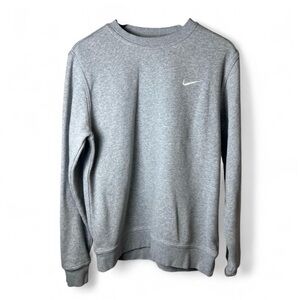 Nike Men's Heather Gray Crewneck Sweater